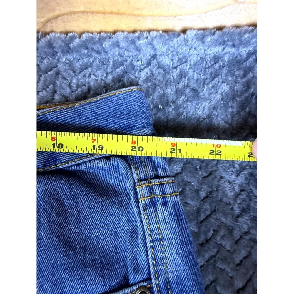 Bulls Head Jeans Mens 42 Blue Denim Cotton Relaxed Fit Casual Straight Leg